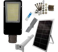 Lampione Stradale Solare LED con Pannello Telecomando e Asta Fotovoltaico [EEK: A]