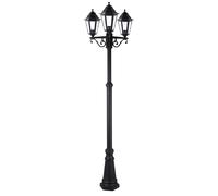 LAMPIONE SU PALO SERIE MINERVA 3 LUCI 208 H Cm.