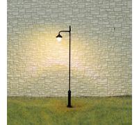 Lampioni a 5 LED per modellismo ferroviario in scala HO, include fili e resistenze per un facile collegamento