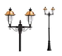 LATERNA CIGNO GALATEA CON CATENA LANTERNE ILLUMINAZIONE GIARDINO cm.26xH36