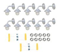 Lampioni LED Lampioni da Parete 1 Fiamma Lampade Complete Scala HO Kit Set 20mA