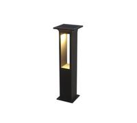 Lampioni solari da paesaggio su palo, luce calda, LED colonne da esterno | Lampade for sentieri moderne in alluminio, Prato Terrazza Passaggi Sentieri Cortile Giardino Viale(60CM)