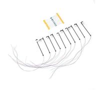 Lampioni stradali ferroviarie della posta di 10Pcs LED, lampioni di via del modello della posta per il modello del calibro H0 Include i cavi e gli accessori di disposizione ferroviaria del LED