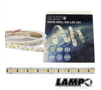 Lampo Strip Striscia LED 3528 180led/m 24V 14.4W/mt Bobina 5 Metri 72W Flessibili Alta luminosità - 3000°K LUCE CALDA, IP64 Per Ester