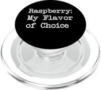 Lampone My Flavor of Choice Divertente Lamponi Minimalista PopSockets PopGrip per MagSafe