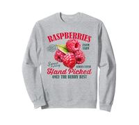 Lamponi Juicy Delicious Sweet Raspberry Retro Grafica Felpa