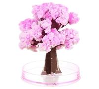 Lamppdcor Mini Magic Flower Tree Crystal Crystal Kit Disk Reput da scrivania per la scrivania di Carta Ciliegia per Bambini Stile 2