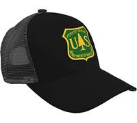 LAMPPE Trend Pattern of the United States Forest Service Trucker Hat - Cappello da baseball in rete snapback per uomini o donne all'aperto, #1434, Etichettalia unica