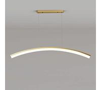 Lamps Linear Dining Room Pendant Lamp, Strip Metal Suspension with Acrylic Shade, LED Hanging Light, Kitchen Island Decorative Lighting Long Chandeliers