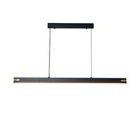 Lamps Minimalist Metal Strip Pendent Lamp LED Dimmable Ceiling Hanging Light Kitchen Island Adjustable Chandelier Home Office Decoration Suspended Fixtures