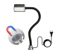 Lamptobe 10W Lampada da Lavoro Magnetica,Magnetica LED Lampada da 6000K con Collo d'Oca Flessibile e Base Magnetica,Lampada da Banco per Banco da Lavoro,Tornio,Macchina da Cucire,Griglia,Industriale