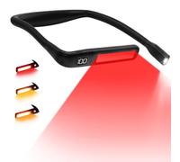 Lamptobe 1800mAh Luce da Lettura Ricaricabile da Collo a Luce Rossa 630 nm
