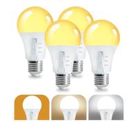 Lamptobe 9W Lampadina LED E27,Equivalente a 60W,Temperature Di Colore Selezionabili 2700K/4000K/6000K Lampadine,Non Dimmerabili,800 Lumens,Perfette Per Lampade E Illuminazione Domestica,4 pezzis