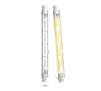 Lamptobe Lampadina Alogena R7S 118mm 120W 230V, 118mm Lampadina Alogena R7S Dimmerabile J118 Lineare Alogena Luce Bianca Calda 2800K per Lampade da Terra e Illuminazione Paesaggistica, 2 Pezzi