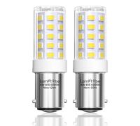 Lamptobe Lampadina per Macchina da Cucire, 4W B15 Lampadina a Baionetta, Bianco Freddo 6000K, 40W Equivalente, B15 Baionetta Lampadina per Macchina da Cucire, Cappa Aspirante, Lampadari, 2 pezzi
