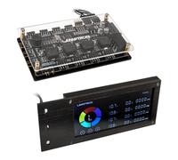 Lamptron SM436 PCI RGB fan and LED controller black Modding LAMP-SM436B