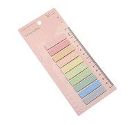 Lamptti 200 Pezzi Schede Indice Appiccicose, Etichette Adesive Schede Marker per Pagine, Segnapagina Riposizionabili, Note Adesive, 10 Colori