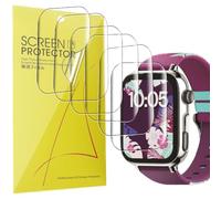 Lamshaw 6 pellicole protettive morbide per display, compatibili con SaveFamily SaveWatch Plus 2 Smart Watch, alta chiarezza, antigraffio e facile da applicare