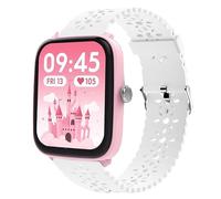 Lamshaw Braccialetto compatibile con Ice Smart Junior 3.0 1.75 Smart Watch, Silicone Sport Cinturino Morbido Sottile Pizzo Traspirante Braccialetto, 22mm, Silicone, Nessuna pietra preziosa