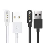 Lamshaw Caricatore magnetico compatibile con Gard Pro Ultra 3 SmartWatch,Magnetico caricatore USB 3,3ft compatibile con Gard Pro Ultra 1, Ultra 2+, Ultra3, Health 4 (nero+bianco)
