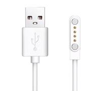 Lamshaw Caricatore magnetico compatibile con SaveFamily, caricatore magnetico USB 3,3 ft compatibile con SaveFamily Plus 4G/Iconic Plus 2/Slim 4G/Enjoy/Senior (bianco)