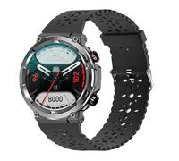 Lamshaw Cinturino compatibile con Blackview Smart Watch-Ultralight & Traspirante Silicone Sport Cinturino Morbido Sottile Pizzo Traspirante, 22mm, Silicone, Nessuna pietra preziosa