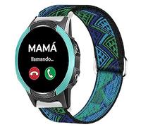 Lamshaw Cinturino compatibile con SaveFamily Smartwatch 18 mm - Nylon elastico regolabile per SaveFamily Slim 4G/SaveFamily Enjoy- Fascia sportiva di ricambio