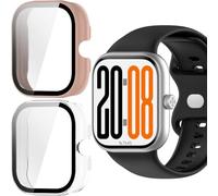 Lamshaw Compatibile con Honor Choice Watch 2 Pro, pellicola protettiva in vetro temperato + lunetta in plastica rigida compatibile con Honor Choice Infowear Watch 2 Pro