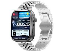 Lamshaw Compatibile to zo s6 bracciale in acciaio inossidabile puro 22mm cinturino in metallo con chiusura a farfalla chiusura pieghevole collegamento cinturino compatibile to zo s6, s5, s3 smart