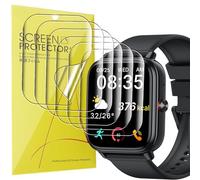 Lamshaw Pellicola protettiva compatibile con TikSounds, pellicola trasparente in TPU a copertura completa, compatibile con smartwatch TIKSOUNDS P150 da 1,8 pollici (confezione da 6)