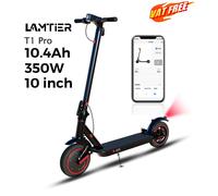 Lamtier T1 Pro Scooter elettrico 36V 10.4Ah Pieghevole 10 "E-scooter 350W Motore 25-30KM/H Velocità 120KG Capacità di carico Freno a disco posteriore