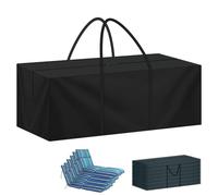 LAMUNI Borsa da Giardino, Grande Borse di stoccaggio per Esterni, Borsa per Cuscini da Giardino, Custodia per Albero di Natale, Borsa per Cuscino Letto con Maniglie, Impermeabile, 175x60x80cm