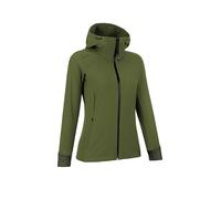 LAMUNT Giacca da trekking da donna Paola Tech Hoodie verde scuro | 40