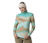 LaMunt Ivana Tech Arty L/S - felpa in pile - donna Brown/Blue I44 D38