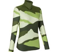 LaMunt Ivana Tech Arty L/S - felpa in pile - donna I50 D44 Green/Light Green woman Recycled Polyester,Recycled Materials,Fair Wear Foundation
