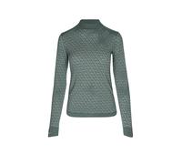 LAMUNT Maglietta funzionale da donna Alice Cashmere verde scuro | 36