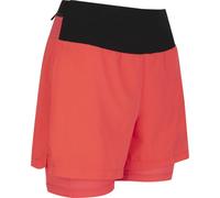 LaMunt Teresa Light 2IN1 II - pantaloni corti trekking - donna Black/Red I40 D34