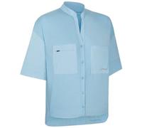 LaMunt Ulli Mtn Travel S/S - camicia a maniche corte - donna I44 D38 Light Blue woman Fair Wear Foundation,Modal,Recycled Polyamide,Modal