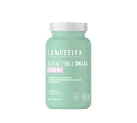 LaMuseLab Capelli e Pelle Grassa Integratore Sebonormalizzante Donna, 90 Capsule