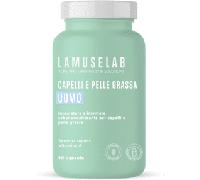 LaMuseLab Capelli e Pelle Grassa Uomo Integratore 90 Capsule