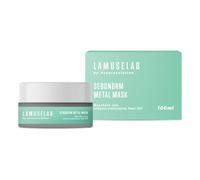 LaMuseLab Sebonorm Metal Mask Maschera Viso Sebonormalizzante Peel Off, 100ml