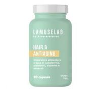 Lamuselab - Skin Longevity Integratore Antiage Pelle Grassa e Capelli Confezione 90 Capsule