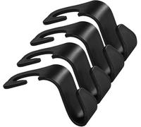 LAMWQYC 4 Pezzi Ganci Auto Sedile per GAFAT New Dacia Duster 3 2024-2025, Plastica Car Seat Back Hook Multifunzionale Gancio per Poggiatesta Auto