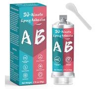 LAMXIN Colla epossidica trasparente a 2 componenti per 30 minuti, con accessori per metallo, legno, vetro, ceramica e plastica, 50 ml