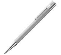 Lamy 1228073 scala brushed 251 - Penna a sfera con meccanismo a pressione, argento