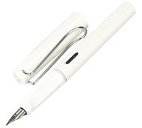 Lamy 1319676 Safari White Pennino F Penna Stilografica, bianco