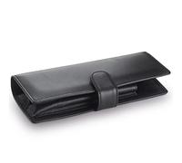 LAMY A 402 Pelletteria - Custodia pieghevole in pelle di vitello di alta qualità 859 di colore nero - per due strumenti di scrittura