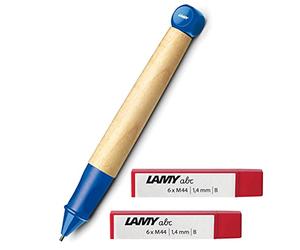 Lamy Abc Portamine 109 - Matita in legno d'acero e plastica (mina 1,4 mm, portamine + mine, blu)
