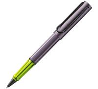 Lamy AL-star aubergine - roller con impugnatura trasparente ed ergonomica e larghezza di tratto M - corpo in alluminio leggero - ricambio roller M 63 in nero incluso