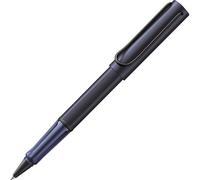 Lamy AL-star dark dusk - roller con impugnatura trasparente ed ergonomica e larghezza di tratto M - corpo in alluminio leggero - ricambio roller M 63 in nero incluso
